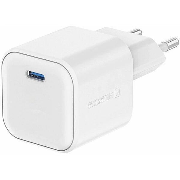 Swissten Travel Charger GaN USB-C 35W PD 22070200 8595217484429