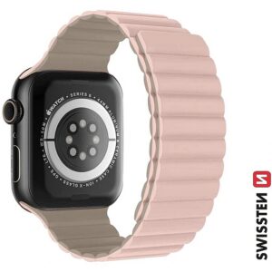 Swissten Silicone Magnetic Band for Apple Watch 42 / 44 / 45 / 49 mm 46000512 8595217484979