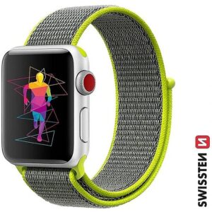 Swissten Nylon Band for Apple Watch 38 / 40 / 41 mm 46000701 8595217485143