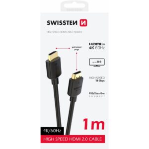 Swissten HDMI to HDMI 4K Cable 1m 75501111 8595217487482