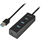 Axagon HUE-S2BL 4x USB3.0 Charging Hub 1.2m Cable