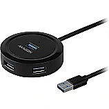 Axagon HUE-P1A 4x USB3.2 Gen 1 ROUND hub