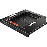 Axagon RSS-CD12 2.5" SSD/HDD caddy into DVD slot