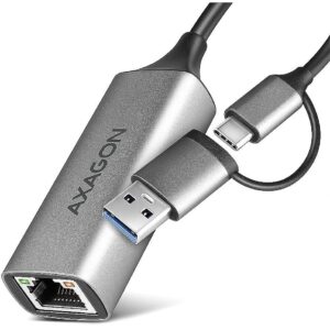 Axagon ADE-TXCA USB-A/C 3.2 Ge n 1 LAN adapter 1Gbit ADE-TXCA 8595247907943