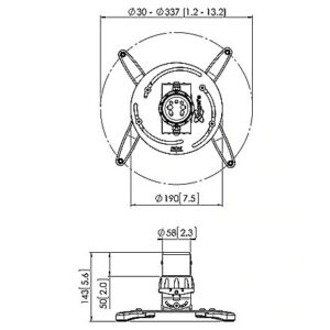 Vogels Projector Ceiling mount