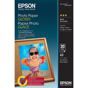 Epson Photo Paper Glossy A3 20 sheets 200g/sqm C13S042536 8715946529219