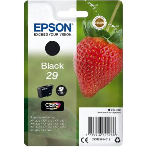 Epson Ink Epson Singlepack Black 29 Claria Home Ink C13T29814010 8715946625966