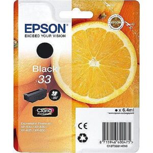 Epson 33 C13T33314012 - black C13T33314012 8715946626161