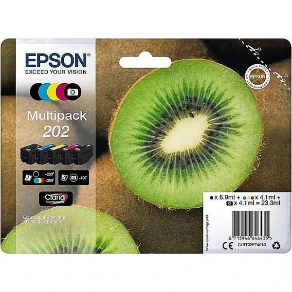 Epson Multipack Kiwi 202 C13T02E74010 C13T02E74010 8715946646435