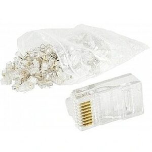 Gembird RJ45 8P8C LAN plug 6u gold plated 50 pcs PLUG6SP/50 8716309088107