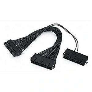 Gembird CC-PSU24-01 dual 24-pin internal PC power extension cable 0.3m CC-PSU24-01 8716309098403