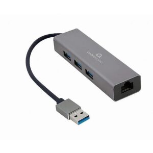 Cablexpert A-AMU3-LAN-01 USB AM Gigabit network adapter with 3-port USB 3.0 hub A-AMU3-LAN-01 8716309120531