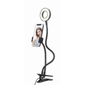 Gembird Selfie ring light with phone holder LED-RING4-PH-01 8716309121736