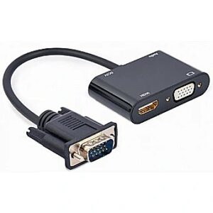 Gembird VGA to HDMI + VGA adapter cable A-VGA-HDMI-02 8716309124423