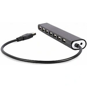 Gembird USB 2.0 7-port hub black UHB-U2P7-04 8716309124461