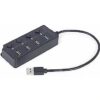 Gembird 4-port USB HUB black UHB-U3P1U2P3P-01 8716309124645