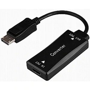 Gembird Active 4K 30Hz HDMI female to DisplayPort male adapter cable 0.15 m black A-HDMIF30-DPM-01 8716309127554