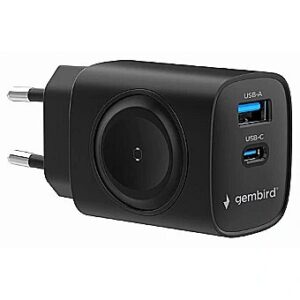 Gembird Lādētājs Gembird 2-in-1 Black 20W + Apple Watch TA-UC-PDQCW20-01-BK 8716309131933