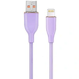 Gembird Kabelis Gembird Premium silicon USB-A Male - 8-pin Male 1.5m Violet CC-USB2S-AM8PM-1.5M-P 8716309132220