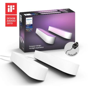 Philips Hue lampka biurkowa 2xPlay RGBW biała z zasilaczem 3-wyjściowym 915005734601 8718696170793