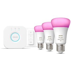 Philips Hue StiWa White & Color Ambiance E27 3er Starter Set + DS 75W 929002468804 8719514291355