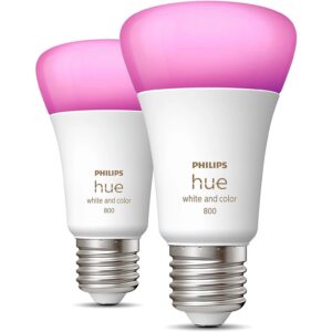 Philips Hue White & Col. Amb. E27 Doppelpack 2x570lm 60W!- 929002489602 8719514328365