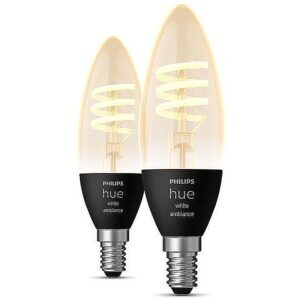 Philips Hue White Ambiance E14 Filament Doppelpack 929003145202 8719514411869