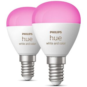 Philips Hue White & Color Ambiance E14 Luster Tropf Doppelpack 470lm 929003573602 8719514491281