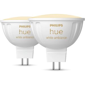 Philips Hue White Amb. MR16 LED Lampe Doppelpack 2x400lm 929003575202 8719514491588