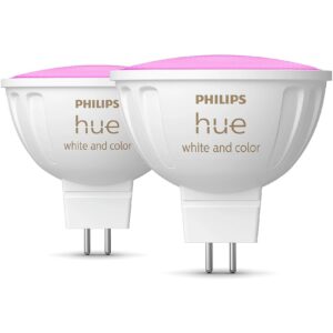 Philips Hue White & Color Ambiance MR16 LED Lampe Doppelpack 2x400lm 929003575302 8719514491649