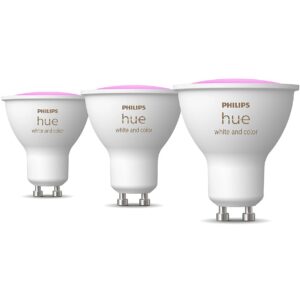 Philips Hue White & Color Ambiance GU10 Dreierpack 3x350lm 929003666503 8720169229877