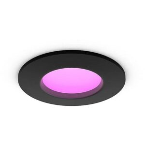 Philips Hue White & Color Ambiance Slim Recessed 90mm Schwarz 929003712201 8720169264151