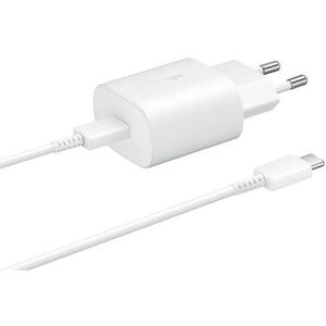 Samsung Wall charger with fast charging PD USB C 25W white EP-TA800XWEGWW 8801643979379