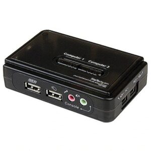 Startech 2 PORT USB KVM SWITCH W/ AUDIO                                  IN SV211KUSB 0065030820479