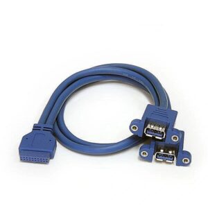 Startech PANEL MOUNT USB 3.0 CABLE . USB3SPNLAFHD 0065030845366