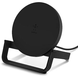 Belkin 10W WIRELESS CHARGING STAND WITH PSU & MICRO USB CABLE BLACK WIB001VFBK 0745883795222