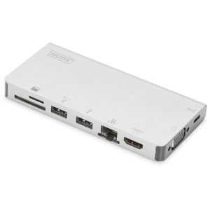 Assmann DIGITUS USB TYPE-C 8-PORT DOCK MULTIPORT TRAVEL DOCKST. DA-70866 4016032450443