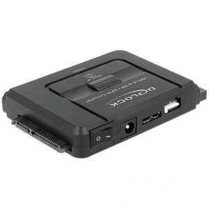 Delock Converter USB 3.0 to SATA 6 Gb/s / IDE 40 pin / IDE 44 pin with backup 61486 4043619614868