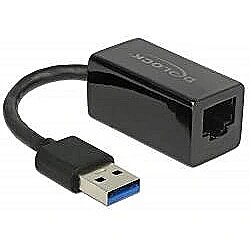 Delock Adapter USB 3.1 Gen 1 with USB Type-A male - Gigabit LAN 65903 4043619659036