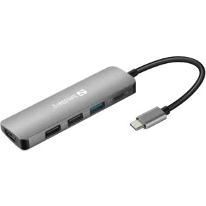 Sandberg USB-C Dock HDMI+3xUSB+PD 100W 136-32 5705730136320