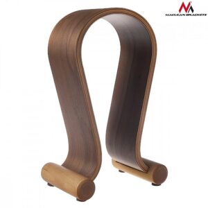 Maclean Headphones Stand Wooden Nut Color MC-815W MC-815W 5902211111832