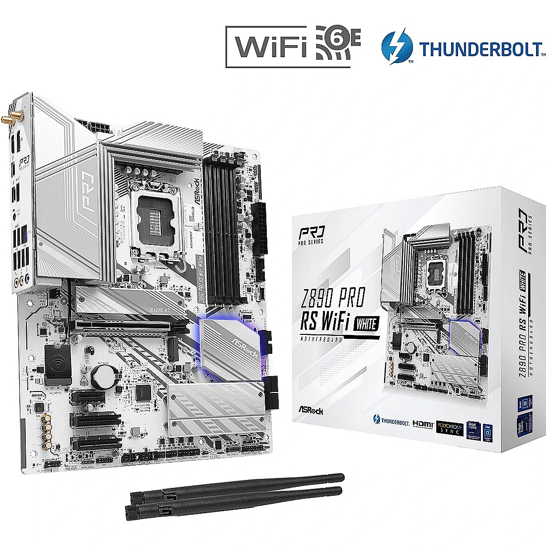 Z890 PRO RS WIFI WHITE