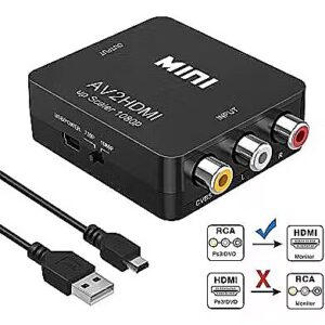 RG-RCA-HDMI-CON-BK